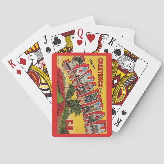 Savannah Georgia Playing Cards (Back)