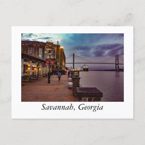 Savannah Georgia Postcard
