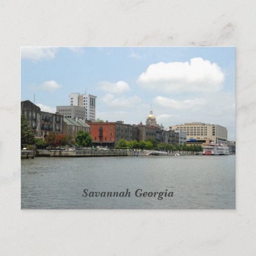 Savannah Georgia Postcard
