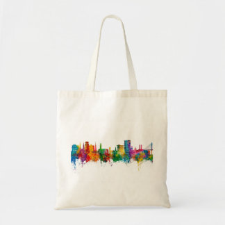 Savannah Georgia Skyline Tote Bag