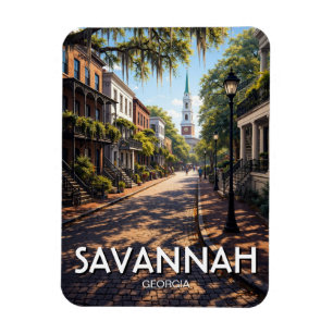 Savannah Georgia Travel Magnet