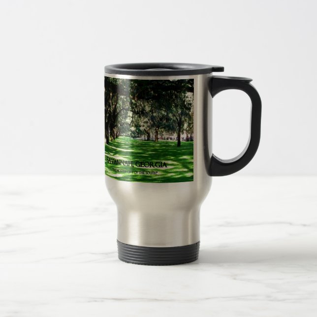 SAVANNAH, GEORGIA TRAVEL MUG (Right)