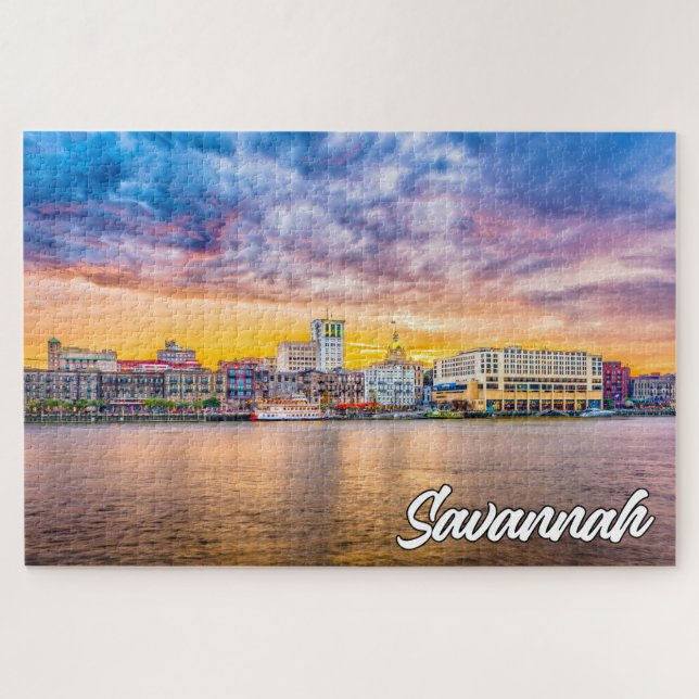Savannah, Georgia, United States Jigsaw Puzzle (Horizontal)