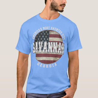 Savannah Georgia, Vintage American T-Shirt