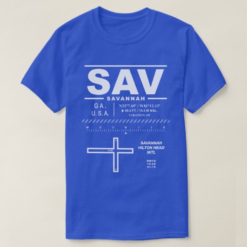 Savannah  Hilton Head Intl Airport SAV T_Shirt
