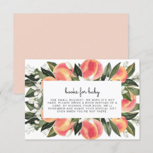 SAVANNAH Little Peach Books for Baby Shower Card