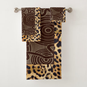 “Savannah Patchwork Towels”: Bath Towel Set