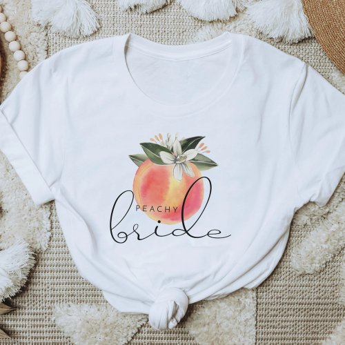 SAVANNAH Peachy Bride Georgia Peaches Bachelorette T_Shirt