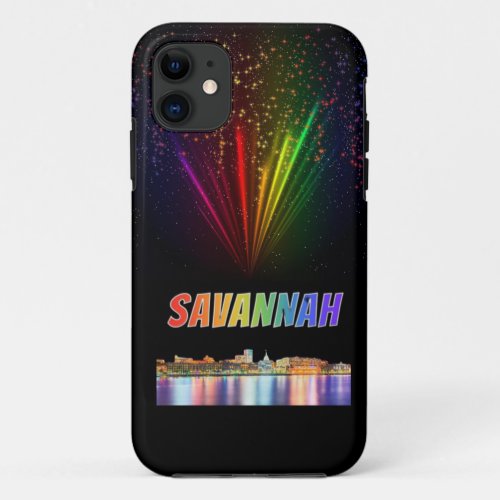 Savannah Pride City_scape LGBTQ Gay Pride  iPhone 11 Case