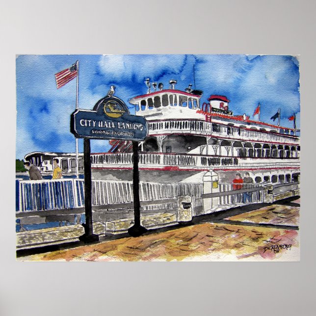 savannah_queen_river_boat poster (Front)