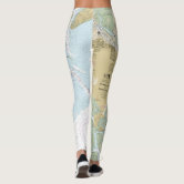 Harry Potter Marauders Map Leggings beige/allover