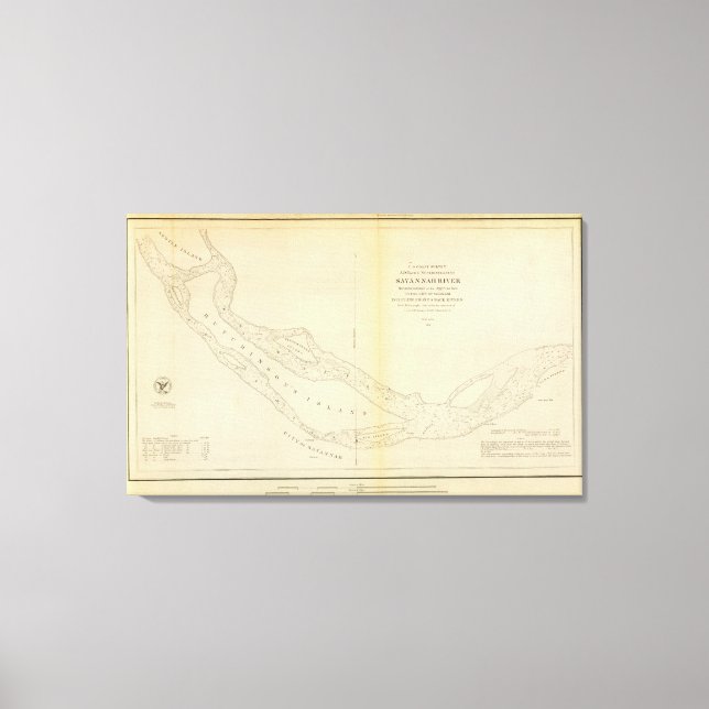 Savannah River Canvas Print (Front)