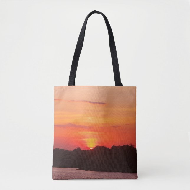 Savannah River sunset all over bag (Front)