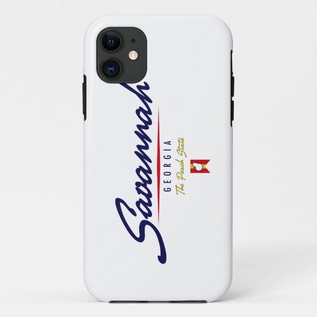 Savannah Script Case-Mate iPhone Case (Back)