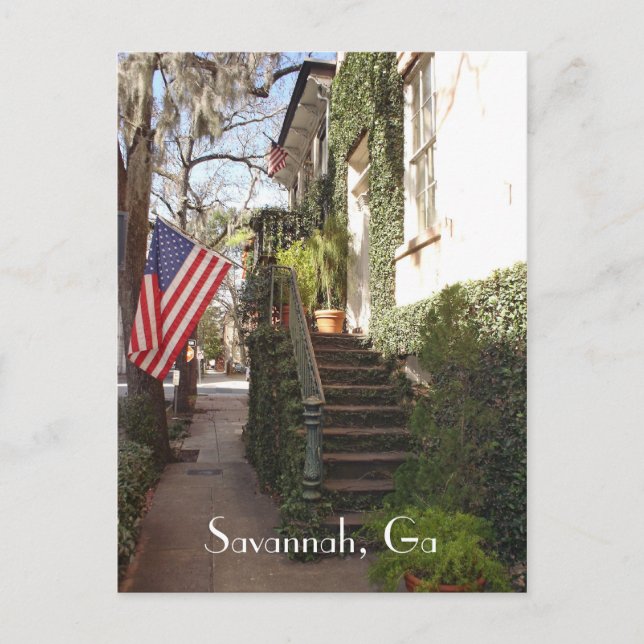 Savannah Staircase Postcard (Front)
