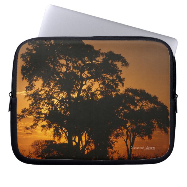 Savannah Sunset Laptop Sleeve (Front)