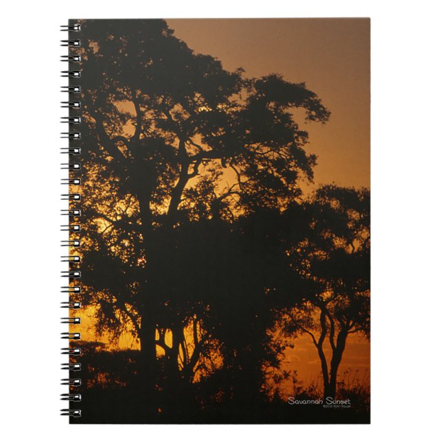 Savannah Sunset Photo Notebook (Front)