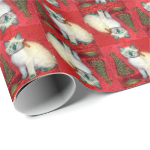 Savannah's Christmas Tree 1 - Cat / Kitten Wrapping Paper