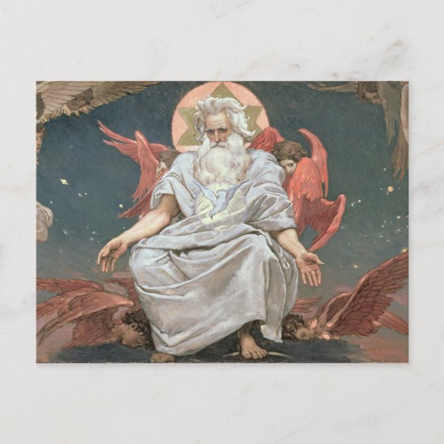 Savaoph, God the Father, 1885-96 Postcard (Front)