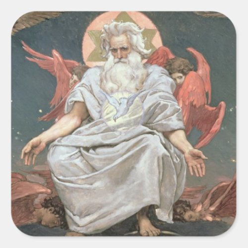 Savaoph God the Father 1885_96 Square Sticker