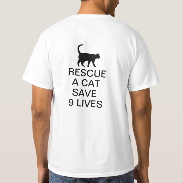 Save 9 Lives T-Shirt (Back)