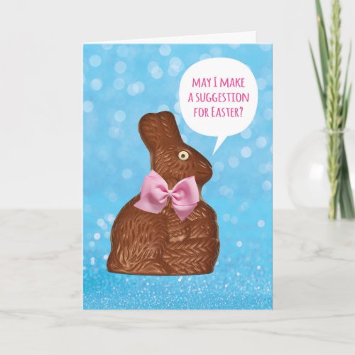 Save A Bunny Eat Easter Peeps and Jelly Beans Card