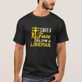 Football Lineman Offensive Line Hero Player Funny T-Shirt