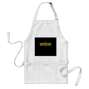 Save A Fuse Blow An Electrician Funny Gift Adult Apron