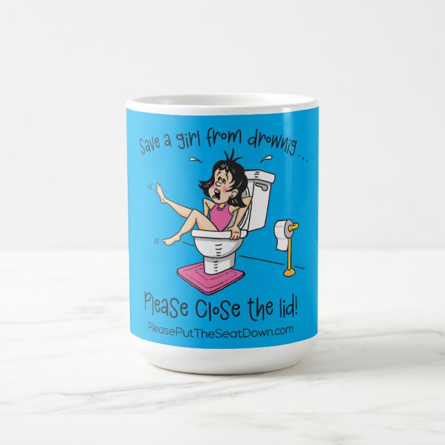 Save A Girl From Drowning Mug (Center)