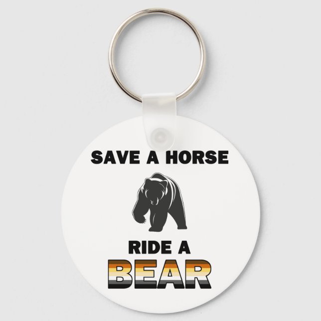 Save A Horse Keychain (Front)