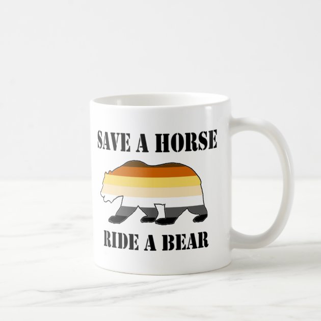 Gay Bear Pride Save A Horse Ride Gift Coffee Mug 