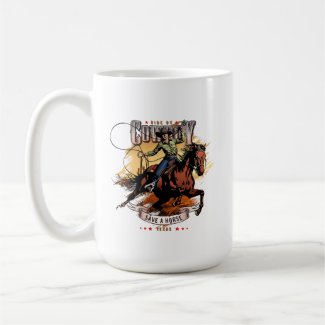 Save A Horse; Ride A Cowboy | #15 Classic Mug
