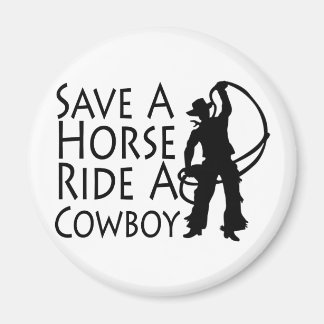 Save A Horse Ride A Cowboy 2 Magnet