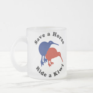 Save a Horse, Ride a Kiwi Funny NZ Coffee Mug