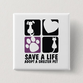 Save A Life Pinback Button