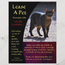 Save a Pet Flyer Template Promo