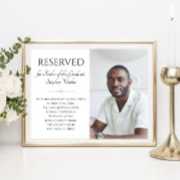 Save A Seat Father of Graduate Photo Graduation