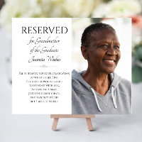 Save A Seat Memorial Grandmother of the Graduate