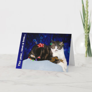 Save a tree... holiday card