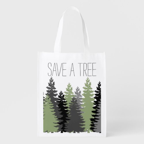Save A Tree Pine Tote