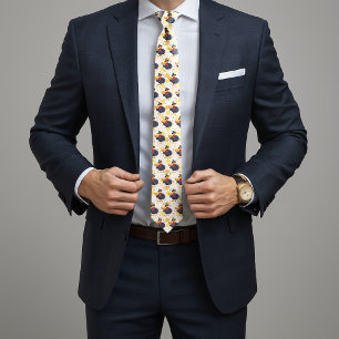 Save A Turkey Eat Pie Funny Happy Thanksgiving Neck Tie