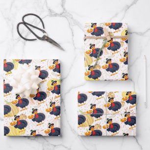 Save A Turkey Eat Pie Funny Happy Thanksgiving Wrapping Paper Sheets