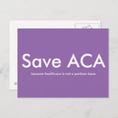 Save ACA Postcard (Front/Back)