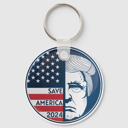 Save America 2024 Keychain