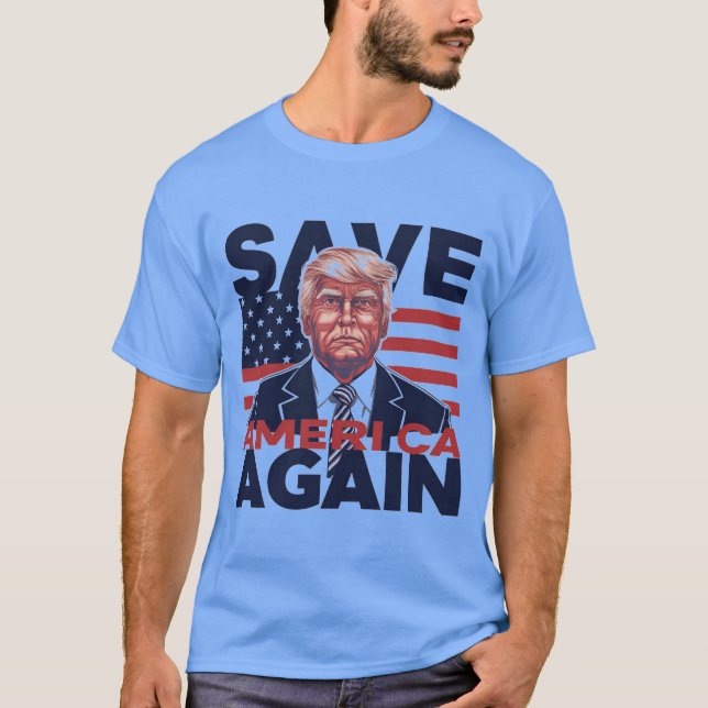 Save America Again - Donald Trump 2024  T-Shirt (Front)