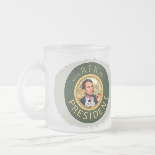 Save America Elect RFK jr Frosted Glass Coffee Mug