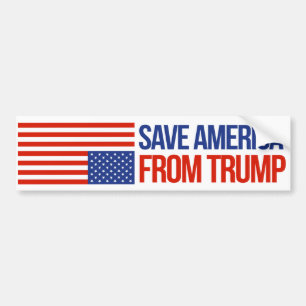 Save America From Trump - Resistance Bumper Sticke Bumper Sticker
