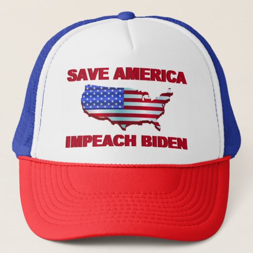 Save America Impeach Biden Trucker Hat