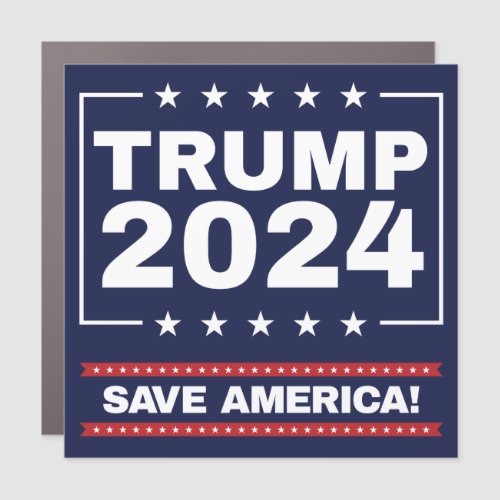 Save America Pro_Trump 2024 Car Magnet