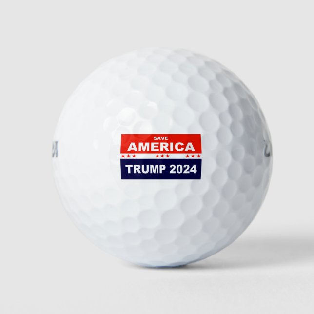 Save America Trump 2024 Golf Balls (Front)
